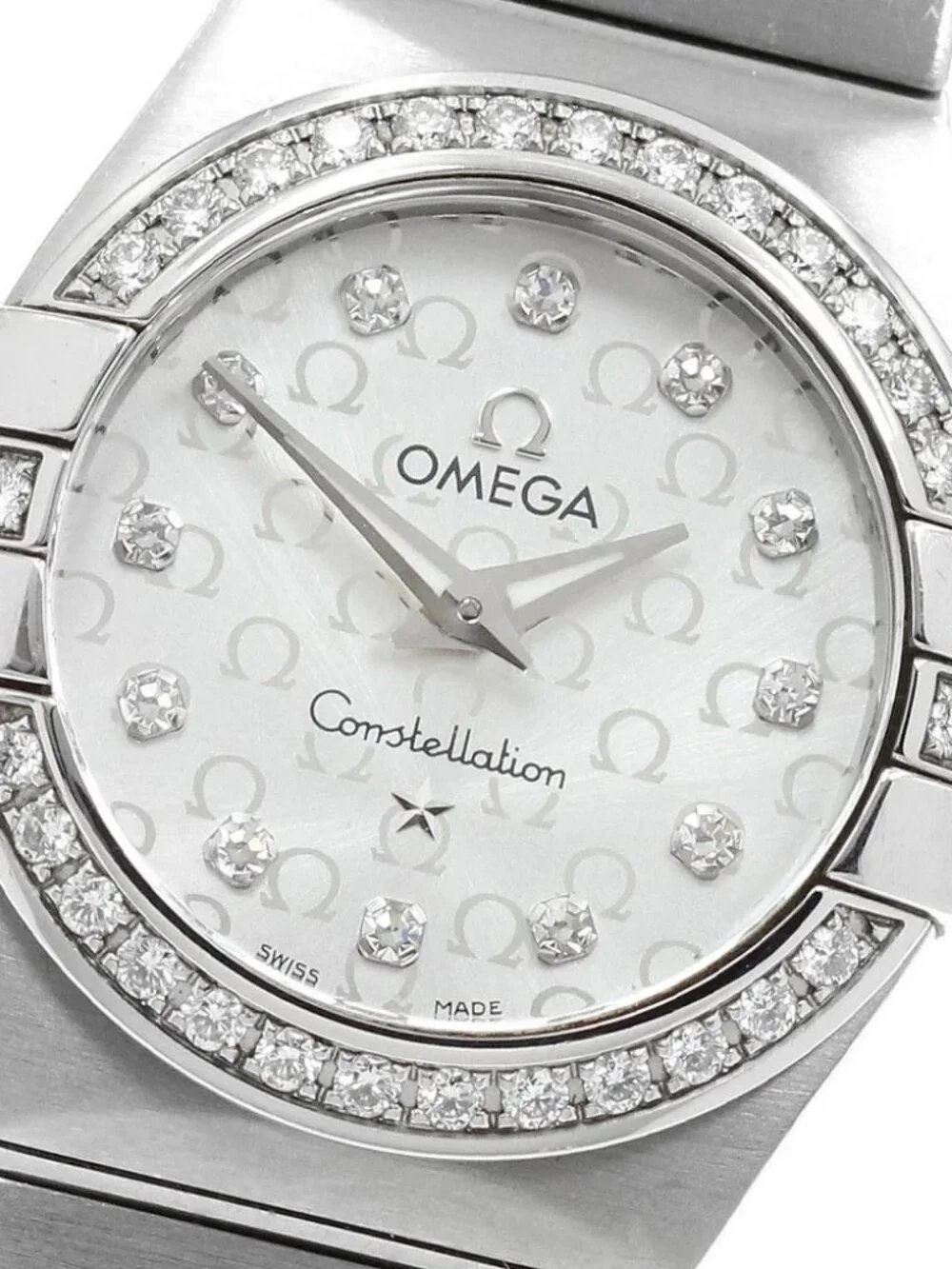 OMEGA Constellation 123.15.24.60.52.001 Diamond bezel Quartz Ladies Watch_966508